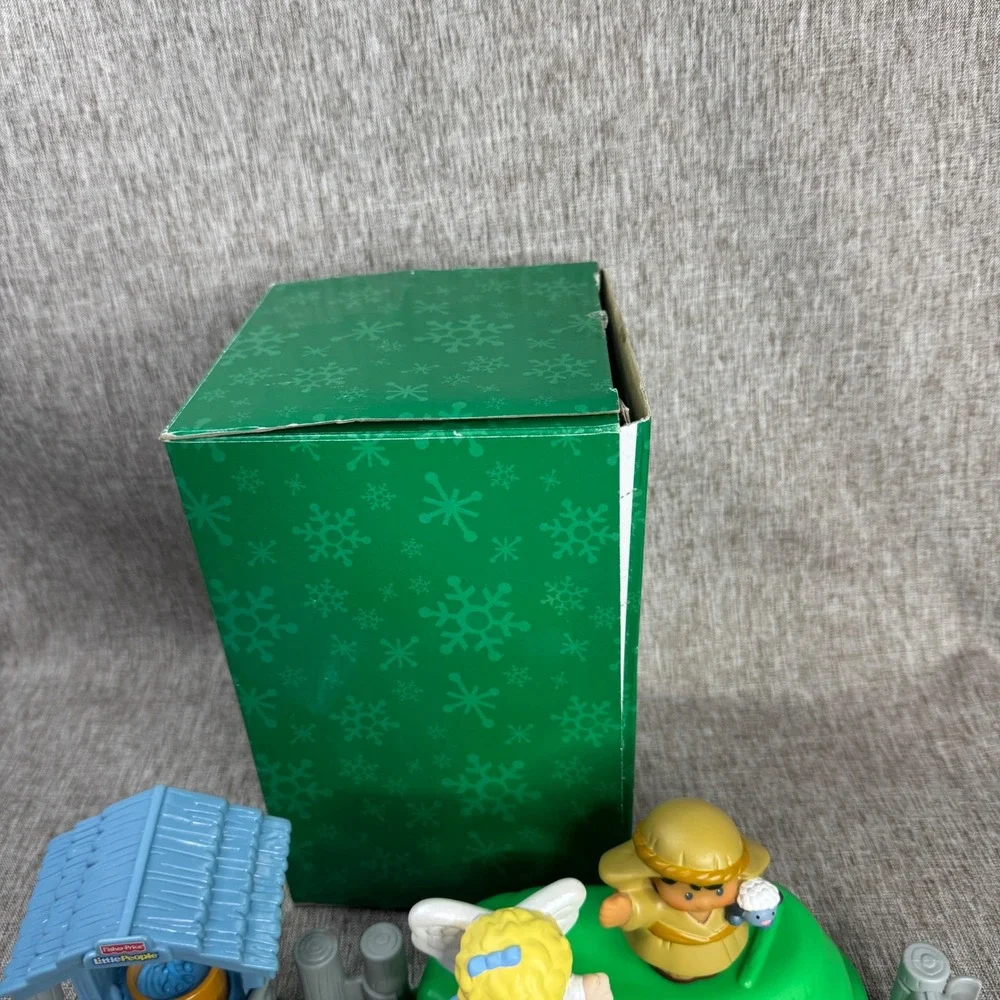 Fisher-Price Little People Lil Shepherds Nativity Set Angel Sheep Well W6146